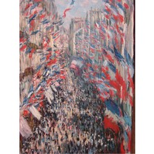 Tablosan La Rue Montorgueil Kanvas Tablo