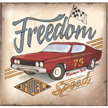 Tablosan Vintage Retro Görsel Kanvas Tablo