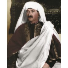 Tablosan Atatürk Arap Kıyafetiyle Kanvas Tablo