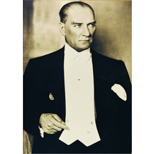 Tablosan Atatürk Smokinli Kanvas Tablo