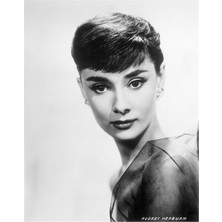 Tablosan Siyah Beyaz Audrey Hepburn Kanvas Tablo