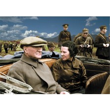 Tablosan Atatürk ve Sabiha Gökçen Kanvas Tablo