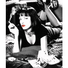 Tablosan Pulp Fiction Uma Thurman Kanvas Tablo