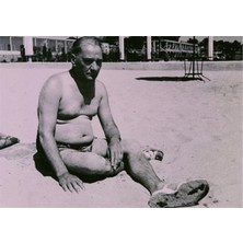 Tablosan Atatürk Florya Sahilinde Kanvas Tablo