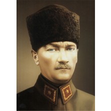 Tablosan Kalpaklı Atatürk Kanvas Tablo