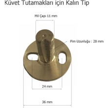 Eym Banyo Aksesuar Montaj Parçası Prinç Malzeme Kalın Tip Kırılmama Garantili