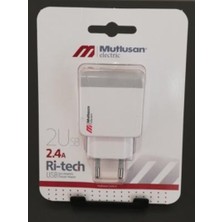 Mutlusan Ri-Tech 2'li USB 2,4A Adaptör