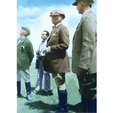 Tablosan Renkli Atatürk Kanvas Tablo