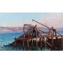 Tablosan Balıkçılar Kanvas Tablo