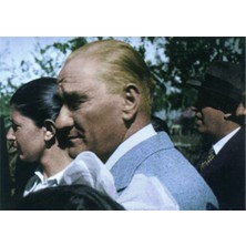 Tablosan Atatürkün Profilden Kanvas Tablo