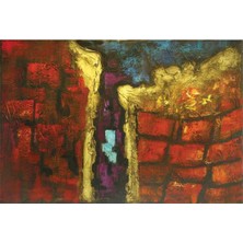 Tablosan Soyut Görsel Kanvas Tablo