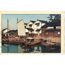 Tablosan Deniz Kenarı Japon Sanatı Kanvas Tablo