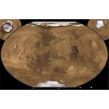 Tablosan Dünya Yeryüzü Haritası Kanvas Tablo