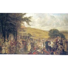 Tablosan Lawn At Goodwood Kanvas Tablo