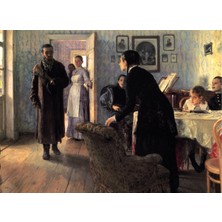 Tablosan Unexpected Visitors Kanvas Tablo