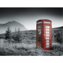 Tablosan Telefon Kulübesi Kanvas Tablo