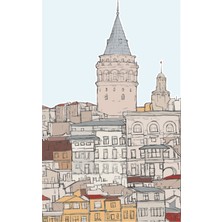 Tablosan Galata Kanvas Tablo