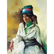 Tablosan Kadın Kanvas Tablo