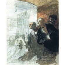 Tablosan Suluboya Heykeltras Kanvas Tablo