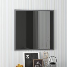 Dekorosso Sır Modern Dekoratif Salon Banyo Kare Ayna