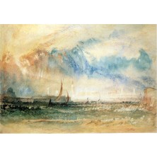 Tablosan Suluboya Soyut Görsel Kanvas Tablo