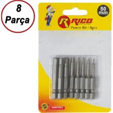 Rico 005-KK1132 Allen Alyan Bits Uç Seti 50 mm (8 Parça)