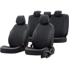 Otom Seat Alhambra 1996-2010 Özel Üretim Koltuk Kılıfı Amsterdam Design Deri Siyah