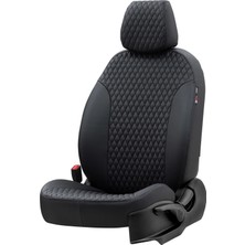 Otom Seat Alhambra 1996-2010 Özel Üretim Koltuk Kılıfı Amsterdam Design Deri Siyah