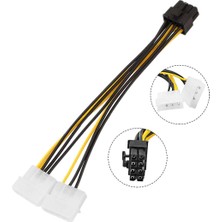 AoGo PCIE 8 Pin Molex Güç Kablosu