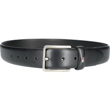 Tommy Hılfıger Erkek Kemer 11TL01X049-BLACK Siyah 32