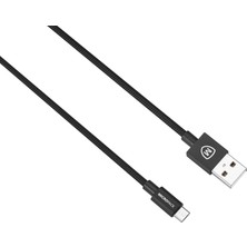 MİCROPACK Samsung Micro USB Hızlı Şarj ve Veri Transfer Kablosu Siyah 100cm MC-310