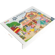 Eolo 96 Parça Yer Puzzle – Sevimli Mahalle