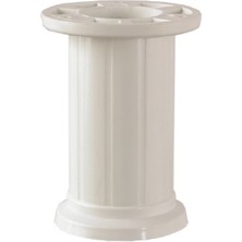 PVC Burada Letto 10CM Beyaz Plastik Gövde Ayak