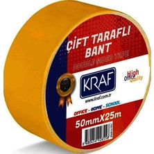 Kraf Çift Taraflı Bant 19 mm x 25 mt