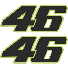 Sticker Atölyesi Rossi - 46 - Motorcu Sticker - 14133