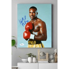 Postermanya Evander Holyfield Dövüş Kanvas Tablo 21 x 30 cm