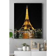 Postermanya Eyfel Kulesi Manzara Kanvas Tablo 3 21 x 30 cm