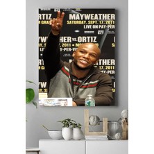 Postermanya Floyd Mayweather Dövüş Kanvas Tablo 21 x 30 cm