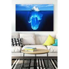 Postermanya Buz Dağı Motivasyon Kanvas Tablo 21 x 30 cm