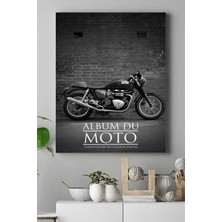 Postermanya Motorbike Motorsiklet Kanvas Tablo 21 x 30 cm