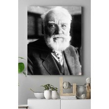 Postermanya Ale x ander Graham Bell Bilimsel Kanvas Tablo 21 x 30 cm