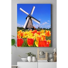 Postermanya Hollanda Manzara Kanvas Tablo 21 x 30 cm