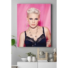 Postermanya Pink Kanvas Tablo 21 x 30 cm