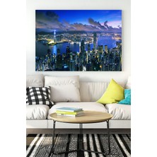 Postermanya Hong Kong Manzara Kanvas Tablo 2 21 x 30 cm