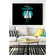 Postermanya Rear Window Film Afişi Kanvas Tablo 4 21 x 30 cm