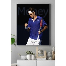 Postermanya Roger Federer Kanvas Tablo 21 x 30 cm