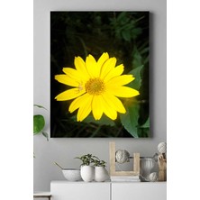 Postermanya Sarı Çiçek Bitki Çiçek Ağaç Kanvas Tablo 21 x 30 cm
