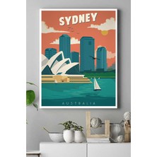 Postermanya Sidney Vintage Kanvas Tablo 21 x 30 cm