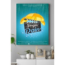 Postermanya Singin In The Rain Film Afişi Kanvas Tablo 4 21 x 30 cm