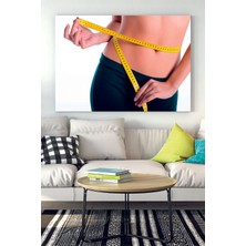 Postermanya Spor Diyet Kanvas Tablo 21 x 30 cm